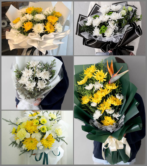 湖北咸宁市赤壁市赤壁经济开发区普安村白事花束代送